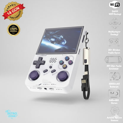 RetroZone™ Taşınabilir Retro Oyun Konsolu 20.000+ Oyun Seçeneğiyle