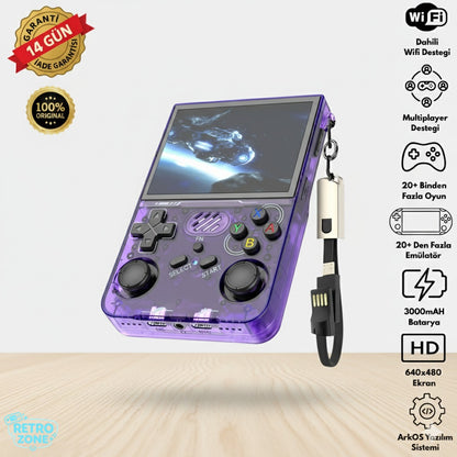RetroZone™ Taşınabilir Retro Oyun Konsolu 20.000+ Oyun Seçeneğiyle